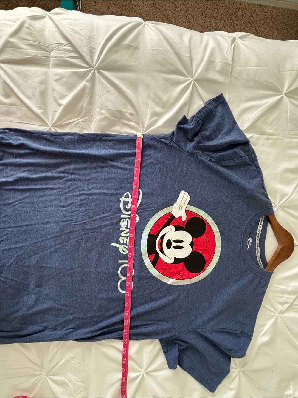 Disney Navy Mickey Mouse 100 Graphic Tee - Picture 5 of 5